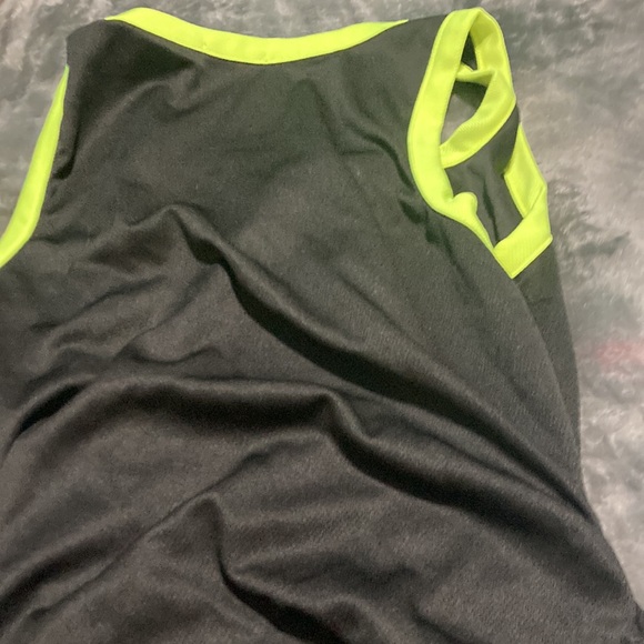 Fashion Nova Black and Neon Green Mini Dress - Picture 9 of 9